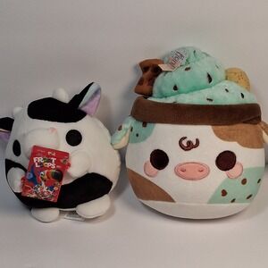 Zuru Snackles Daisy Cow Froot Loops & Cuddle Barn Mint Chocolate Chip Mooshake